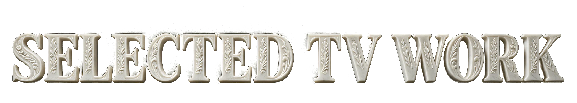 Selected TV Work